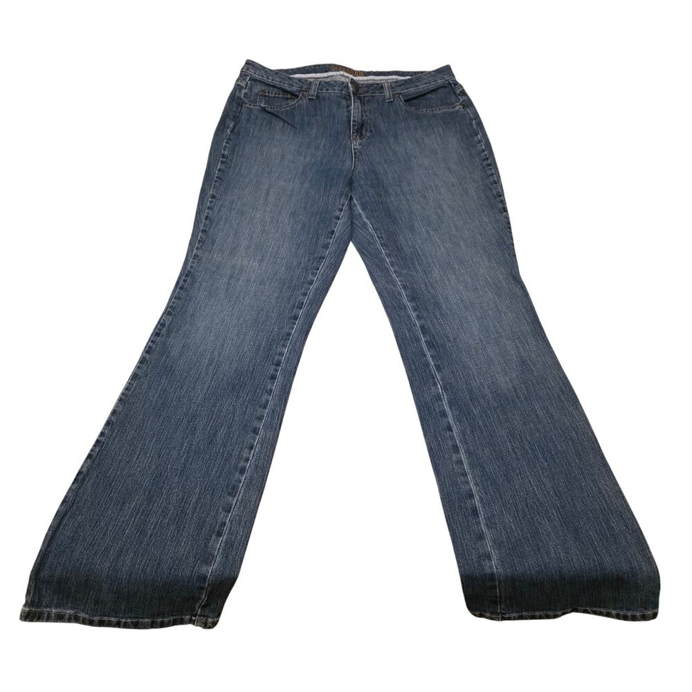 St. John’s Bay Bootcut Jeans Women’s Size 14 Average Blue Denim